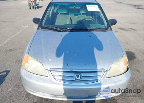 2002 Honda Civic Lx from USA, damaged, VIN 1HGES165X2L074540